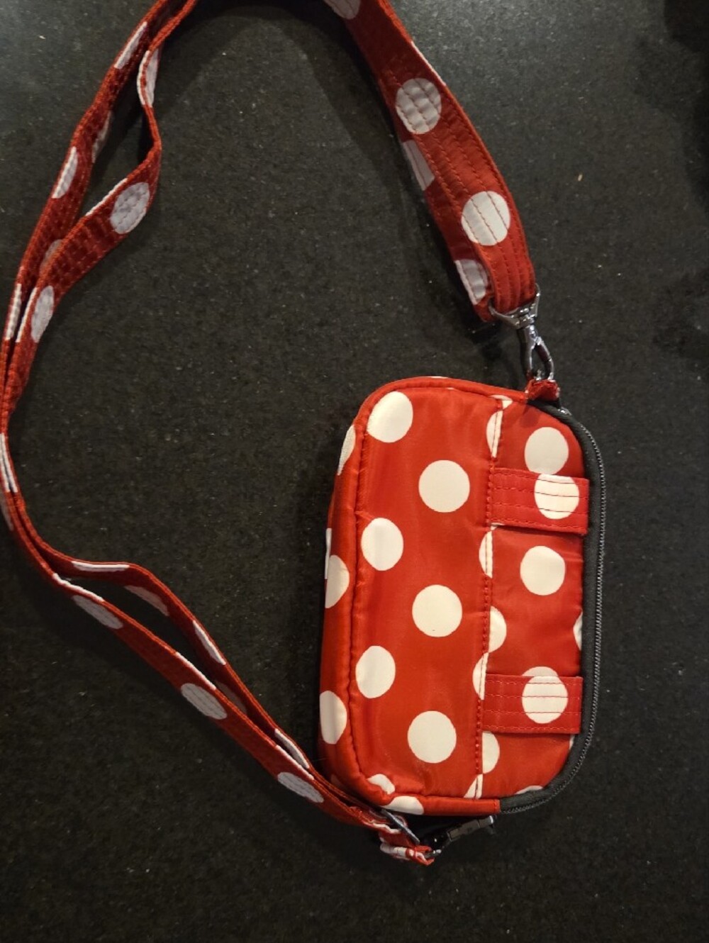Lug Red Polka Dot Crossbody-Minnie Mouse - Picture 5 of 6